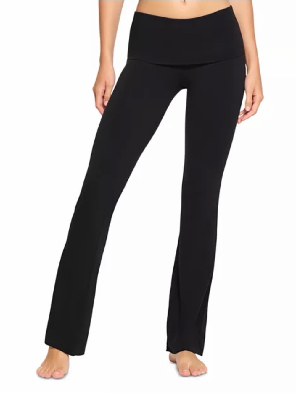 SKIMS Cotton Jersey Foldover Waist Pants